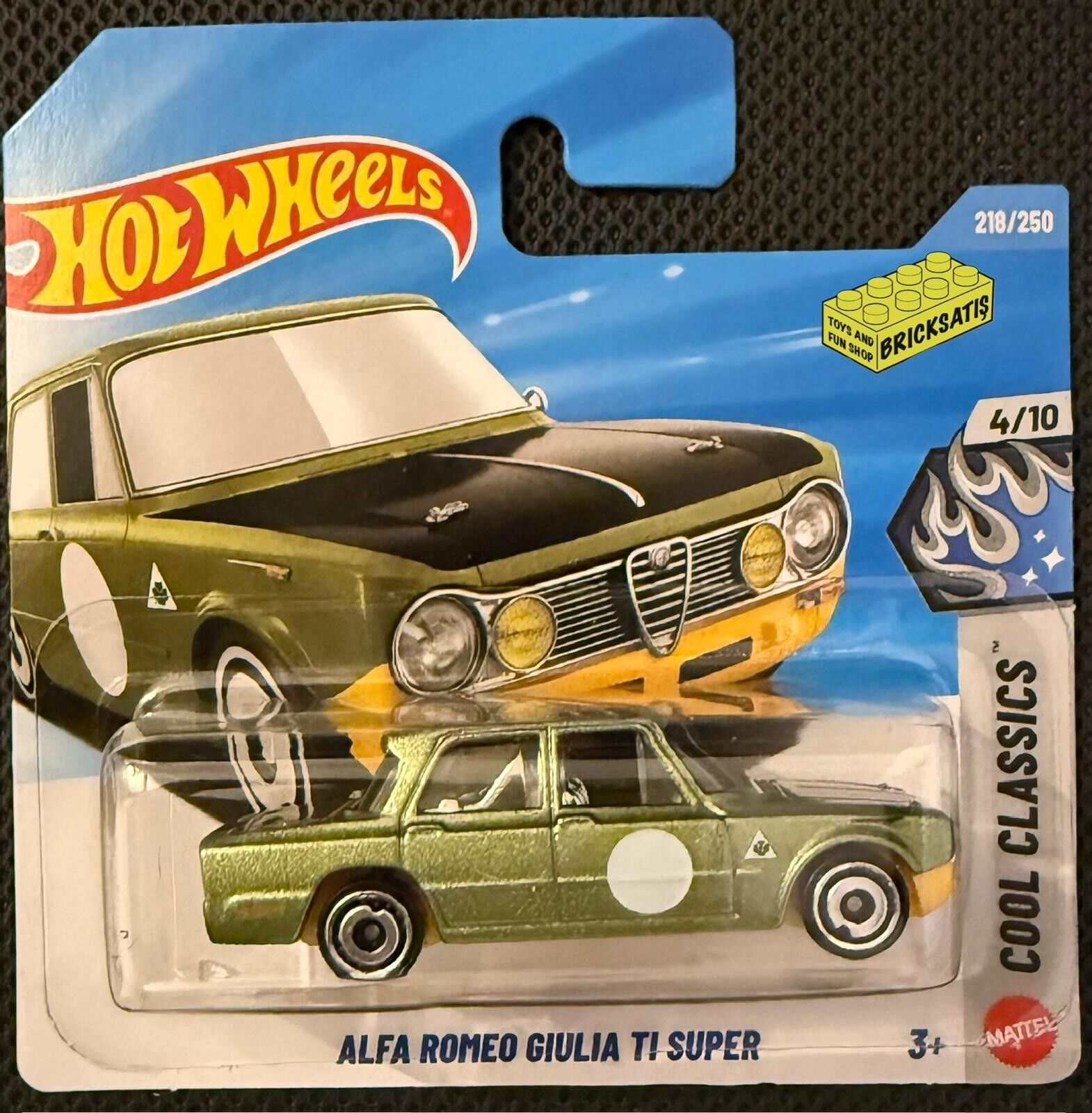 Hot Wheels Tekli Arabalar Alfa Romeo Giulia T1 Super JJK48 (Cool Classics)