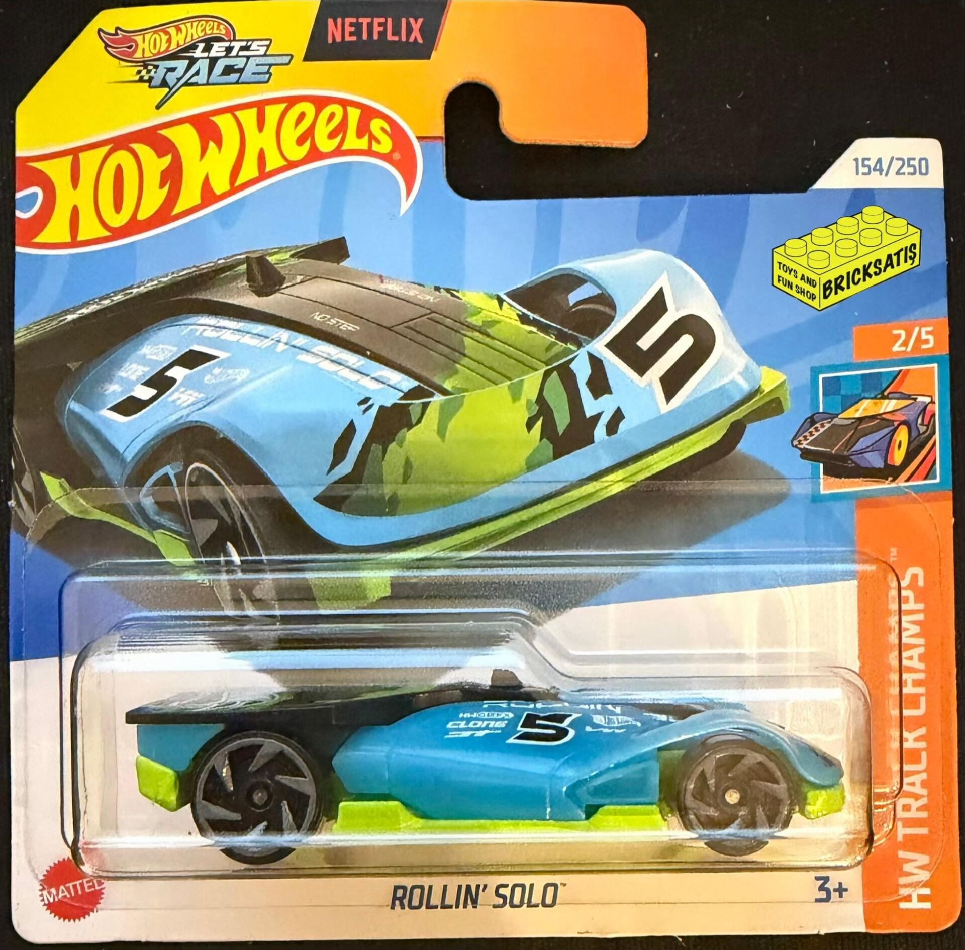 Hot Wheels Tekli Arabalar Rollin' Solo' HTD93 (Track Champs)