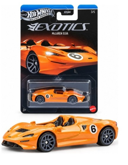 Hot Wheels Silver Series Exotics McLaren Elva JKX78