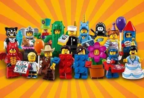 Lego 71021 Minifigure Series 18 - 17 Figür Tam Set (Polis Dahil)