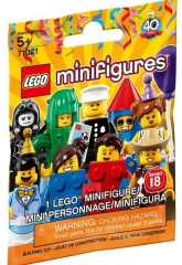 Lego 71021 Minifigure Series 18 - 17 Figür Tam Set (Polis Dahil)