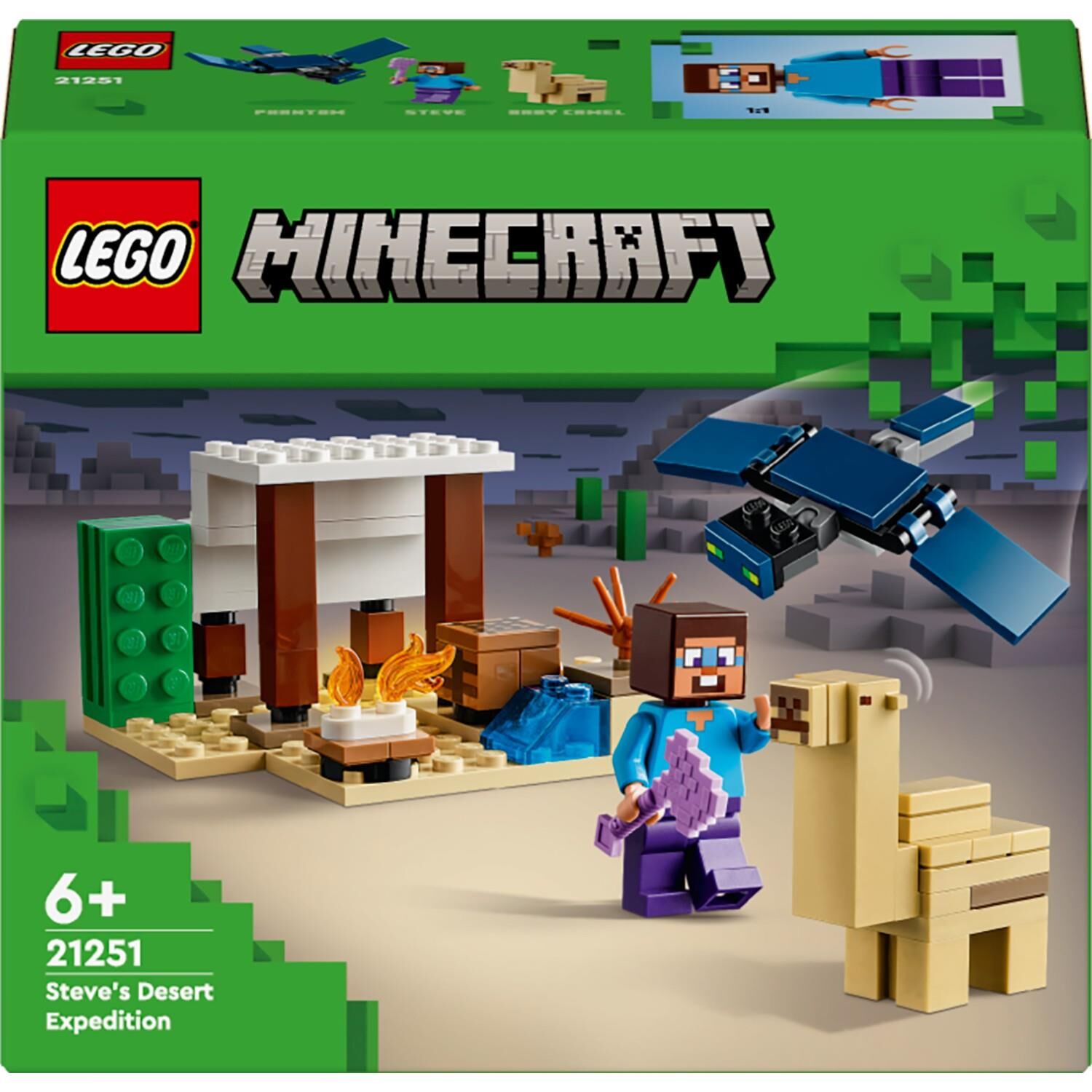 Lego Minecraft 21251 Steve'in Çöl Keşfi