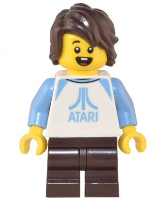 Lego Minifigür  Kid with Atari Logo Top twn444