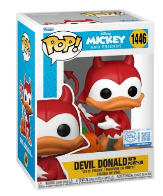 Funko Pop Disney Mickey And Friends Devil Donald with Pumpkin 1446