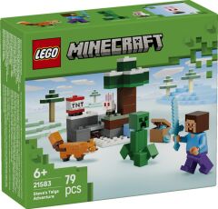 Lego Minecraft Steve'in Tayga Macerası 21583