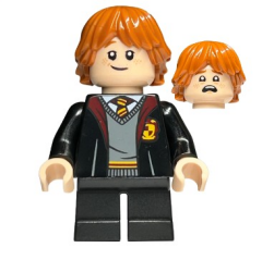 Lego Minifigür Ron Weasley - Gryffindor Robe hp283
