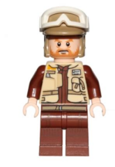 Lego Minifigür Star Wars Rebel Trooper White Goggles sw0804