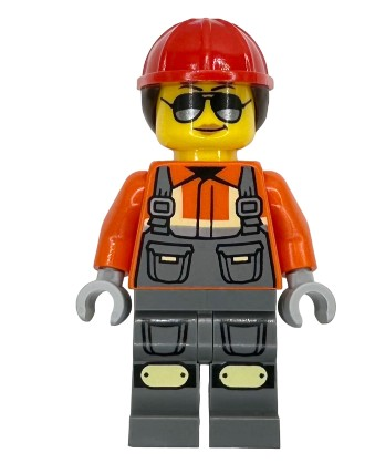 Lego Minifigür City Construction Worker - Female cty1909
