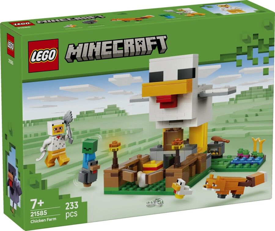 Lego Minecraft Tavuk Çiftliği 21585