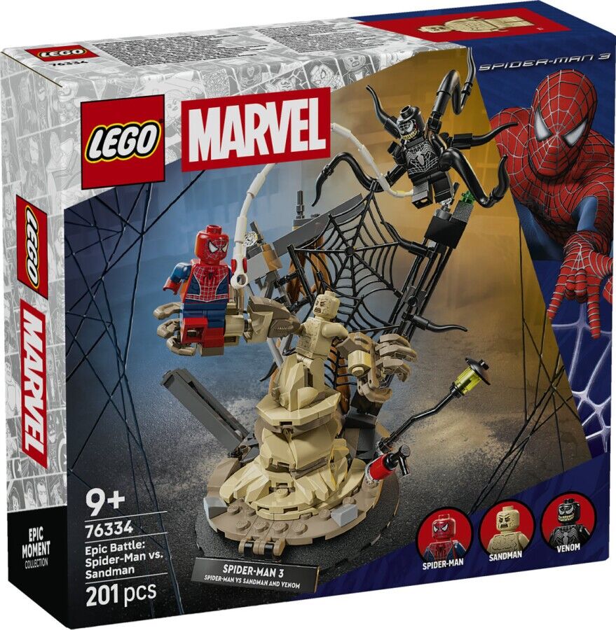 Lego Marvel Efsanevi Savaş: Örümcek Adam, Kum Adam’a Karşı 76334