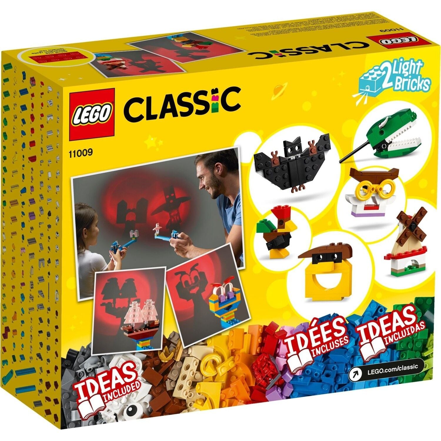Lego Classic Bricks And Lights 11009