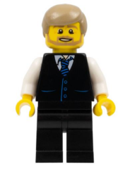 Lego Minifigür Airport Worker cty0705