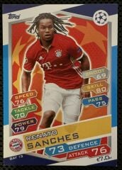 Topps Match Attax Single Kart 2016-17 UEFA Champions League Renato Sanches