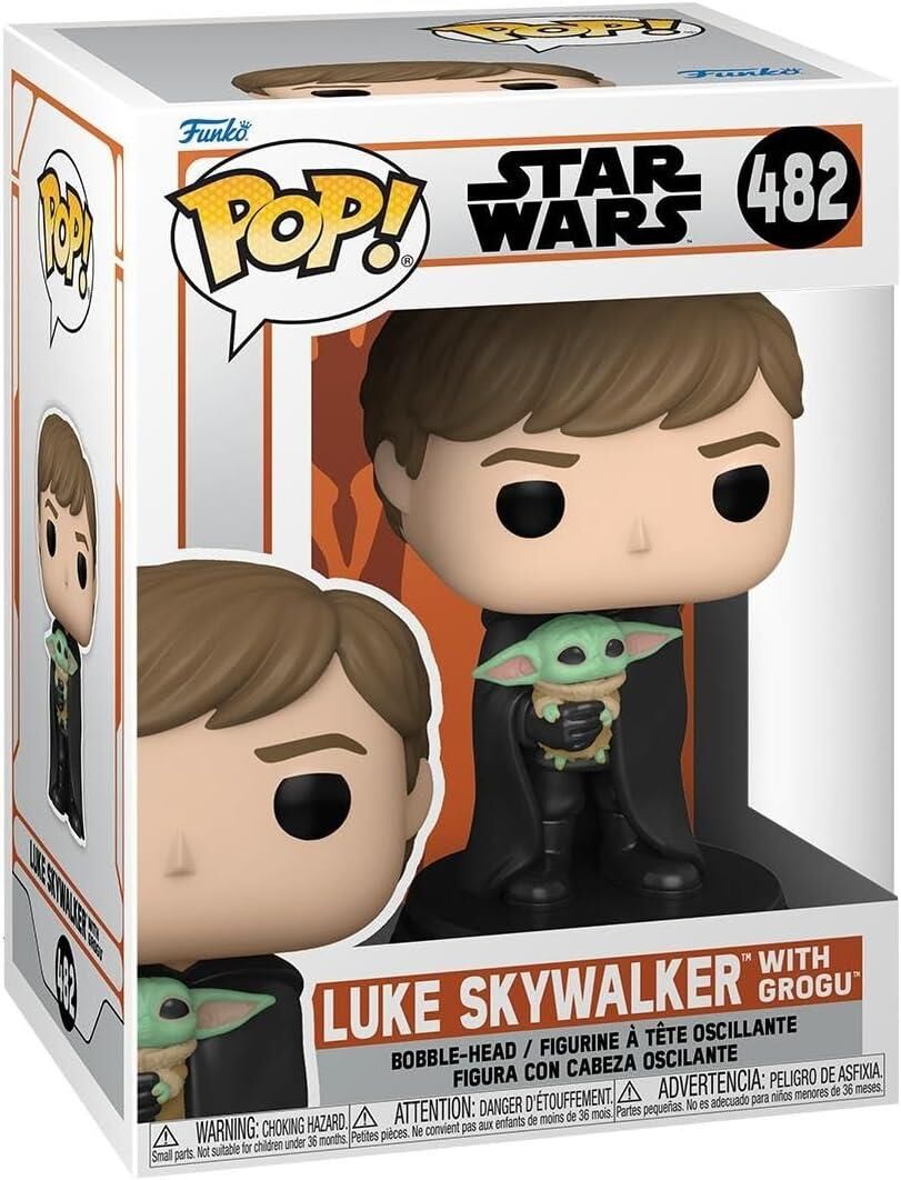 Funko Pop Star Wars Luke Skywalker With Grogu 482