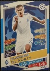 Topps Match Attax Single Kart 2016-17 UEFA Champions League Olexandr Gladkiy