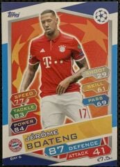 Topps Match Attax Single Kart 2016-17 UEFA Champions League Jérôme Boateng