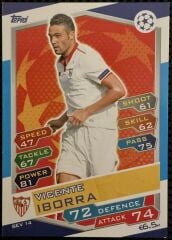 Topps Match Attax Single Kart 2016-17 UEFA Champions League Vicente Iborra