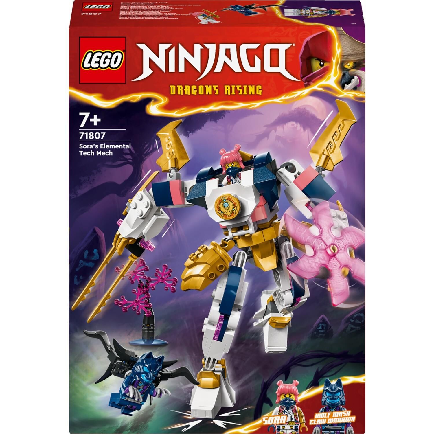 Lego Ninjago 71807 Sora's Elemental Tech Mech