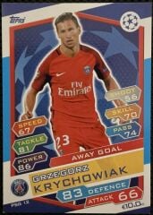 Topps Match Attax Single Kart 2016-17 UEFA Champions League Grzegorz Krychowiak