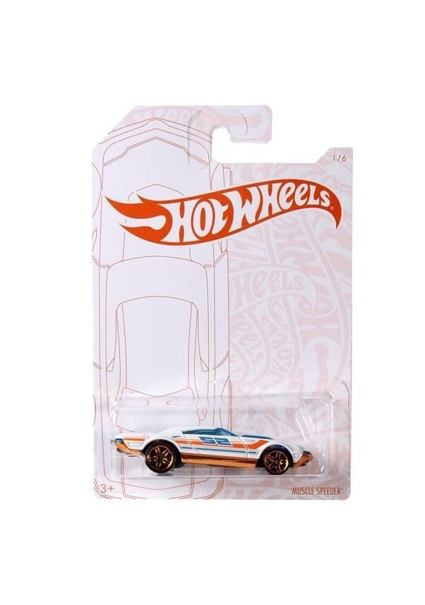 Hot Wheels Pearl and Chrome Muscle Speeder GMR82