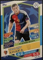Topps Match Attax Single Kart 2016-17 UEFA Champions League Taulant Xhaka
