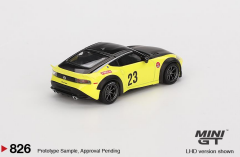 Mini GT Nissan Z LB★NATION WORKS Ikazuchi Yellow 826