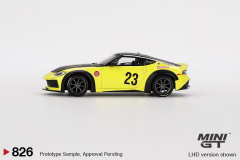 Mini GT Nissan Z LB★NATION WORKS Ikazuchi Yellow 826
