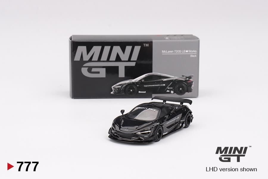 Mini GT McLaren 720S LB★Works Black 777