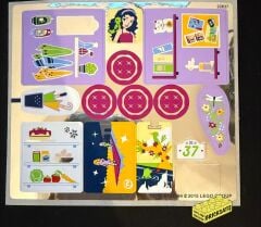 Lego 41095 Emma's House - STICKER -